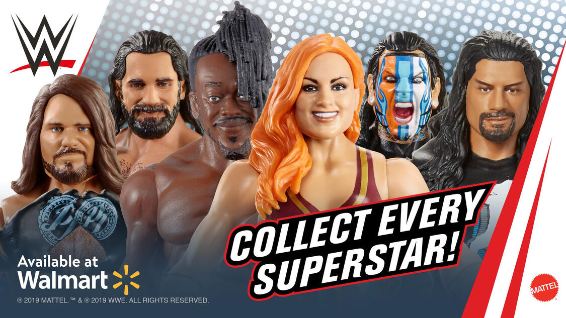 Collect all the latest Mattel WWE action figures at Walmart WWE